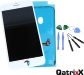 Scherm reparatie set (LCD + Touchscreen + Glas + tape + gereeedschap) voor Apple iPhone 7 Wit