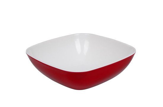Bo-Camp Kom - 100% Melamine - 15,2x15,2x5 Cm - Two-tone Rood — afbeelding 2