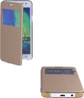 Samsung Galaxy A3 2015 S View Cover Goud Gold