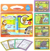 Magische Water Kleurboek voor Kinderen Wilde Dieren - Kleuren met Water - Magic Pen Tekenboek - Hobbypainting.nl®