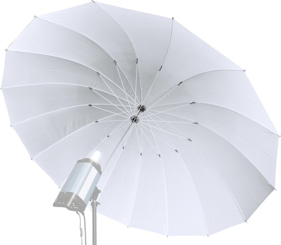 Bresser Jumbo Paraplu Diffuus Wit 150cm SM-8 | bol.com