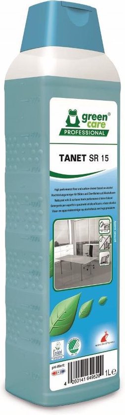 Green care - Tanet SR 15  Interieurreiniger - Fles 10 x 1 liter