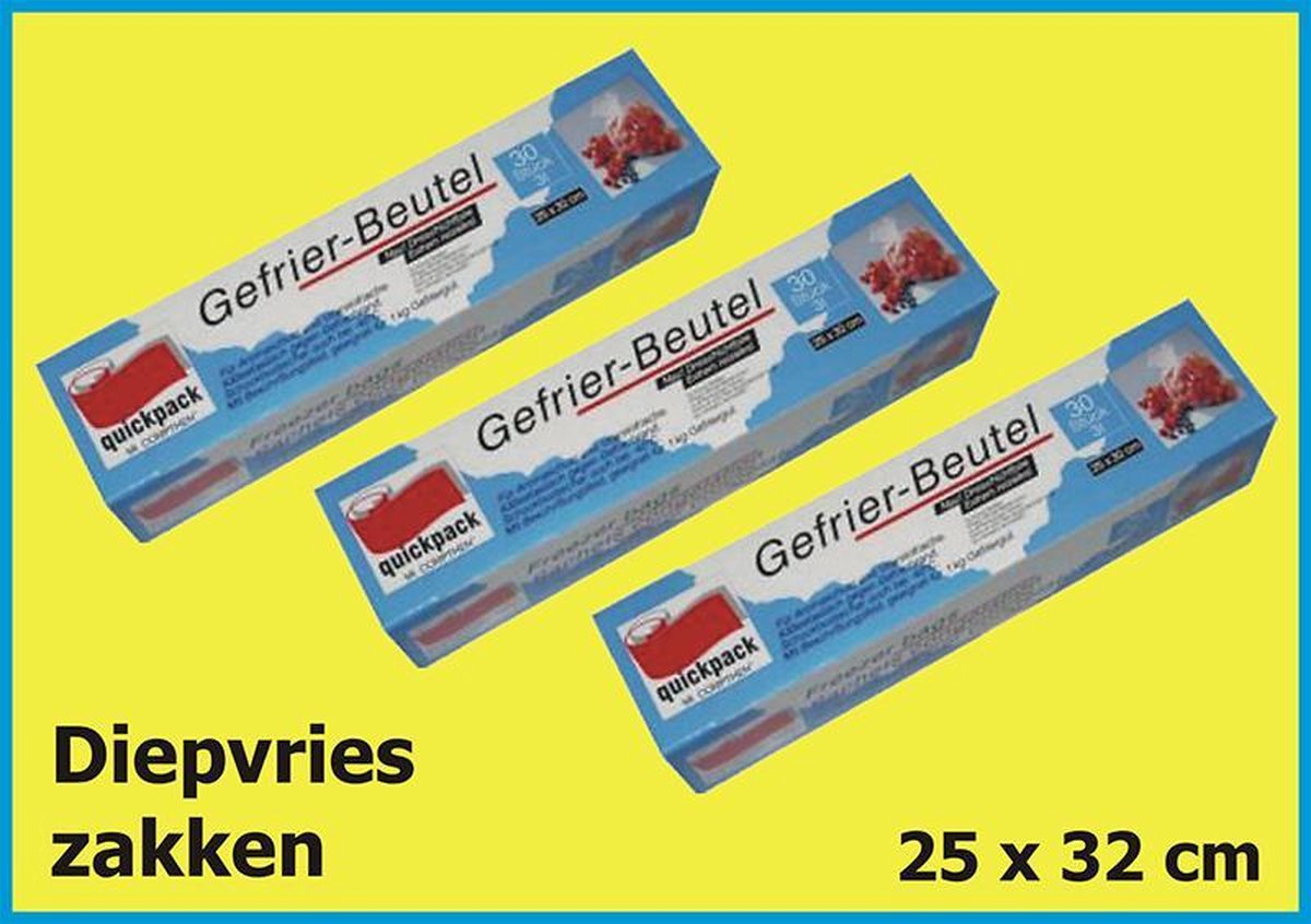 3 X Diepvries Zakken Bol Com