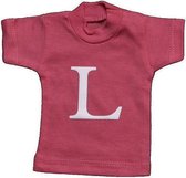 Naamslinger Lettershirts roze L