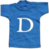 Naamslinger Lettershirts blauw D