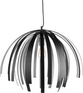 Leitmotiv Willow Large Lamp - Hanglamp - Aluminium - Ø75 x 52,5 cm - Zwart/zilverkleurig