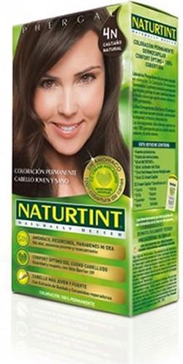 Haarkleur Zonder Ammoniak N4 Naturtint (5 pcs)