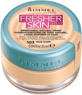 Rimmel Fresher Skin Foundation - 103 True Ivory