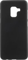 Samsung Galaxy A8 (2018) - hoes, cover, case - TPU - Zwart