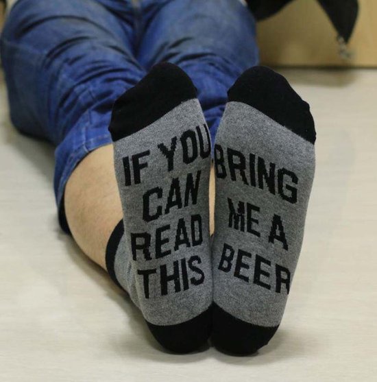 Grappige sokken Bring me A Beer | bol.com