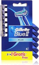 Gillette Blue Ii Plus Cuchilla Afeitar Desechable 5 + 1 U