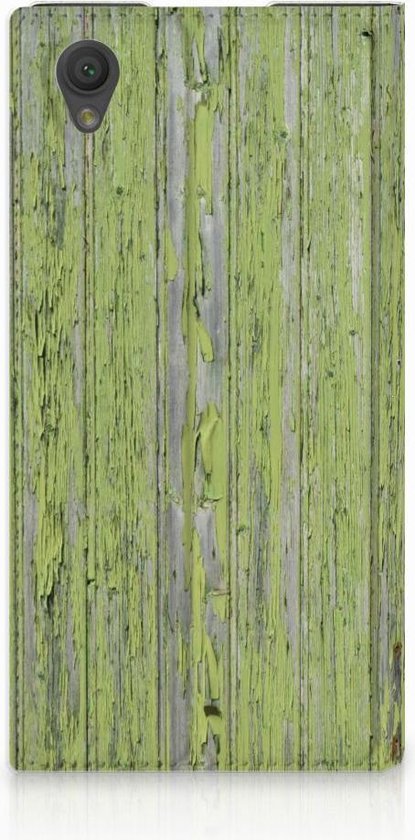 Housse Sony Xperia L1 Standcase Design Wood Vert
