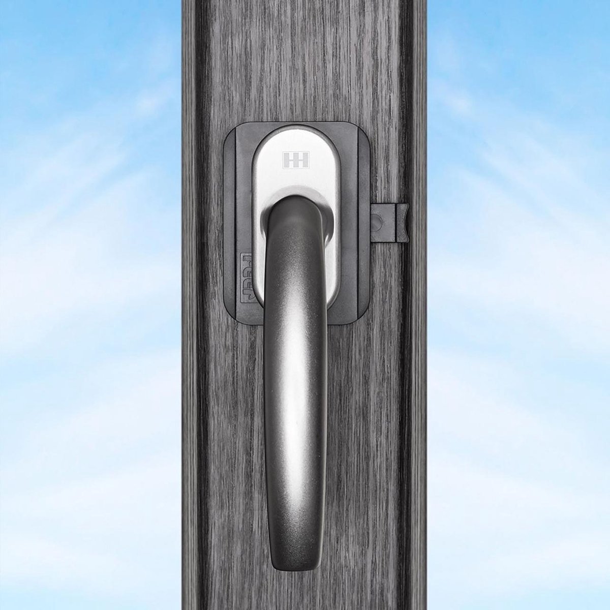 Gedotec Magnetic Window Retainer Window Retainer for Tipping Windows and Balcony Doors - Windyy | Zinc Plated Metal | Mold Protection and Ventilation Aid | 1 Set - Holder for Turning Windows
