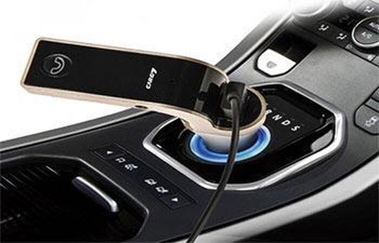 Bluetooth carkit 4-in-1 | Handsfree bellen, fm ontvanger, mp3-speler en oplader in één – zwart