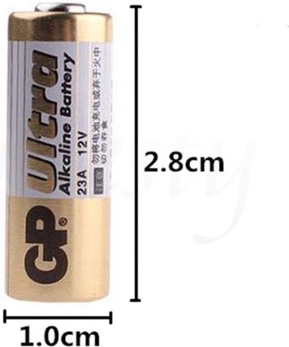 5x GP Ultra Batterij 12V 23AE / V23GA / A23 / MN21 / LRV08 / 8LR23 | bol.com