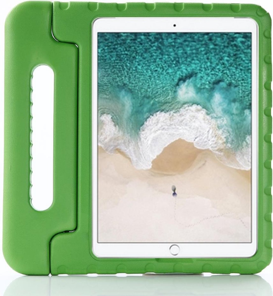 Tablethoes geschikt voor iPad 10.2 / Air 10.5 (2019) Hoesje - ShockProof Kids Case - Groen