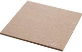 Daff Onderzetter - Vilt - Vierkant - 20 x 20 cm - Sahara - Bruin