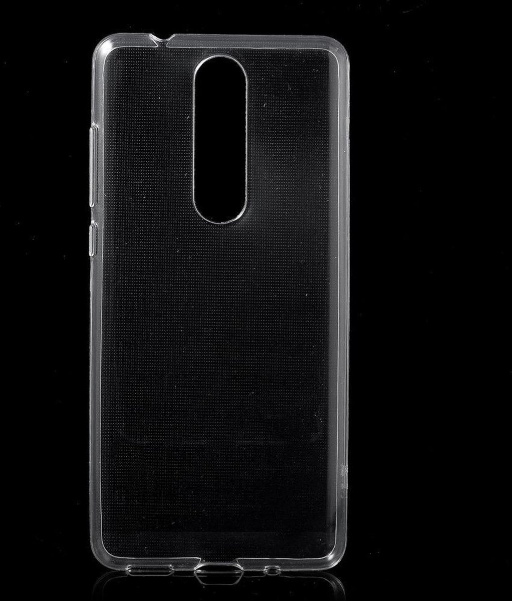 Shop4 - Nokia 5.1 (2018) Hoesje - Zachte Back Case Transparant