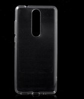 Shop4 - Nokia 5.1 (2018) Hoesje - Zachte Back Case Transparant