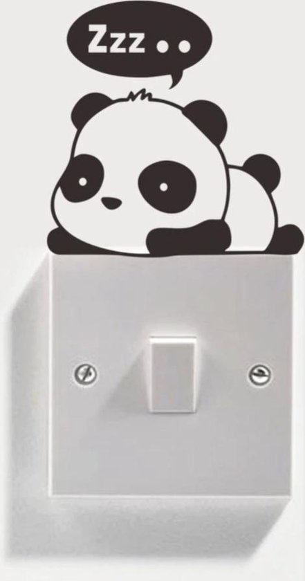 Panda Interrupteur De Lumière Autocollant Mural-Vendeur Britannique expédition rapide 