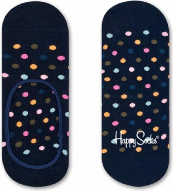 Happy Socks Liner Socks Mini Dots Donkerblauw,