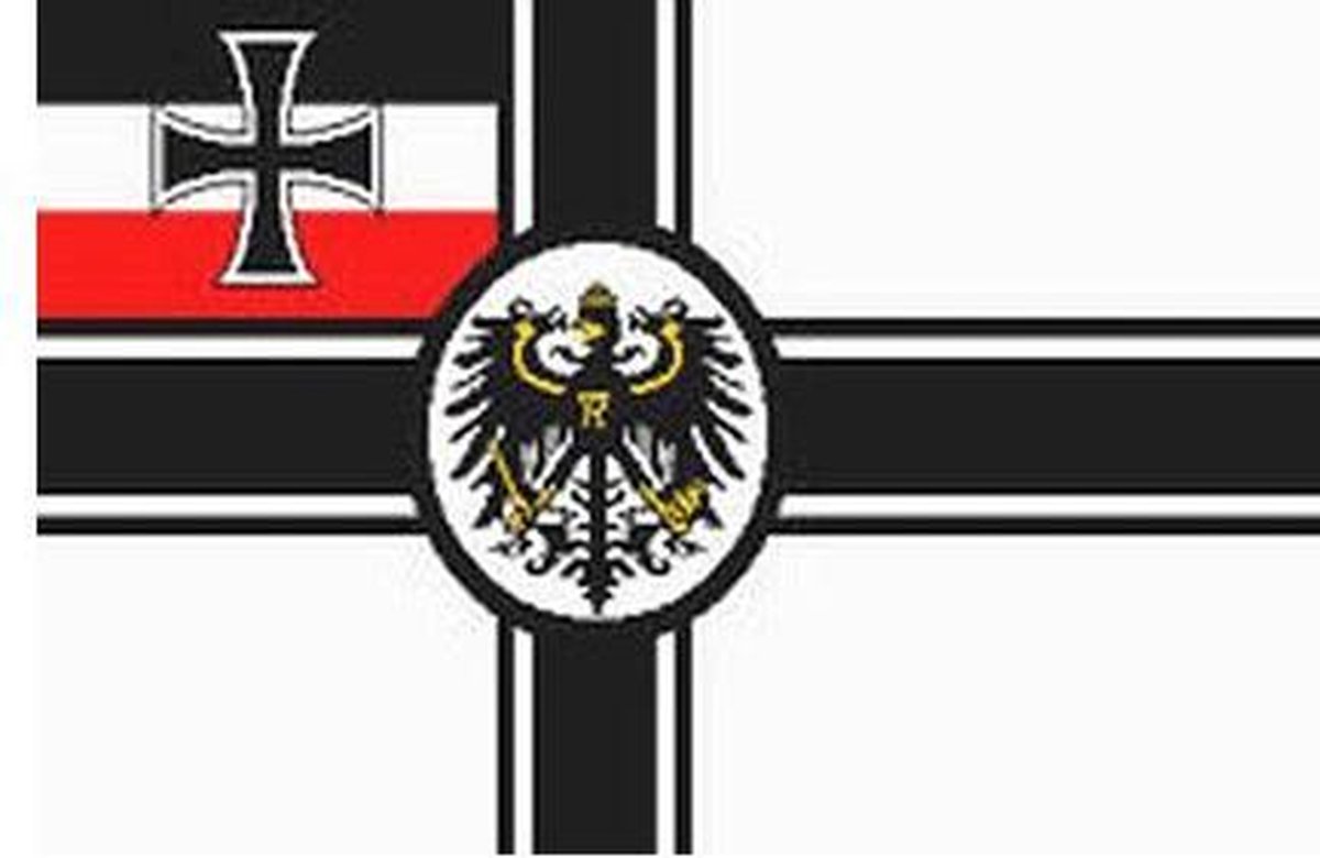 Duitse Eerste Wereld Oorlog vlag met logo | bol.com