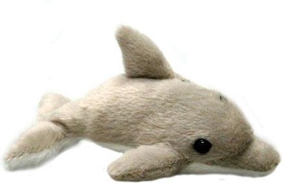 Pluche dolfijn knuffel 10 cm
