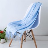 Sjaal Dames Baby Blauw - Zachte omslagdoek - 200*65cm
