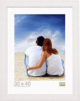 Deknudt Frames fotolijst S42PF1 - witte schilderlook - foto 40x50 cm