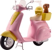 Barbie Scooter Met Hondje - Poppen Scooter