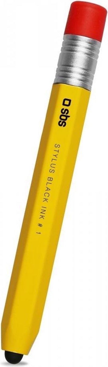 SBS Write & Touch Pencil Stylus Pen - Geel