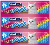 Vitakraft Cat-Stick Mini 3 stuks - Kattensnack - Zalm