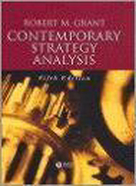Contemporary Strategy Analysis - cover