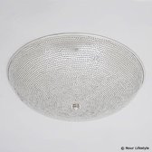 Nour Lifestyle Arabische plafondlamp Warda met gaatjes - maat L (Oosterse - Egyptische - Marokkaanse lampen)