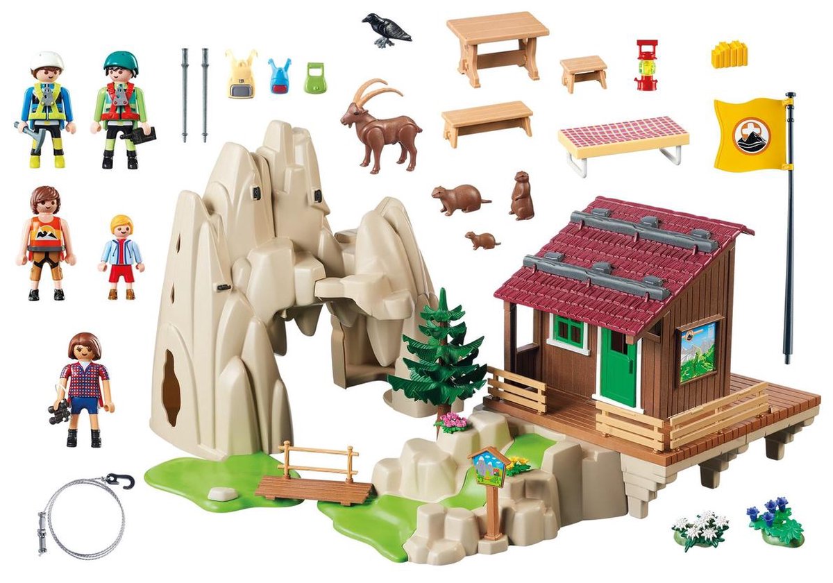PLAYMOBIL Bergbeklimmers met berghut  - 9126 — afbeelding 9