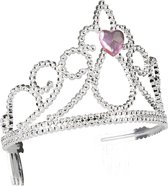 Boland Kroontje Diana Met Hartje Meisjes One Size Zilver