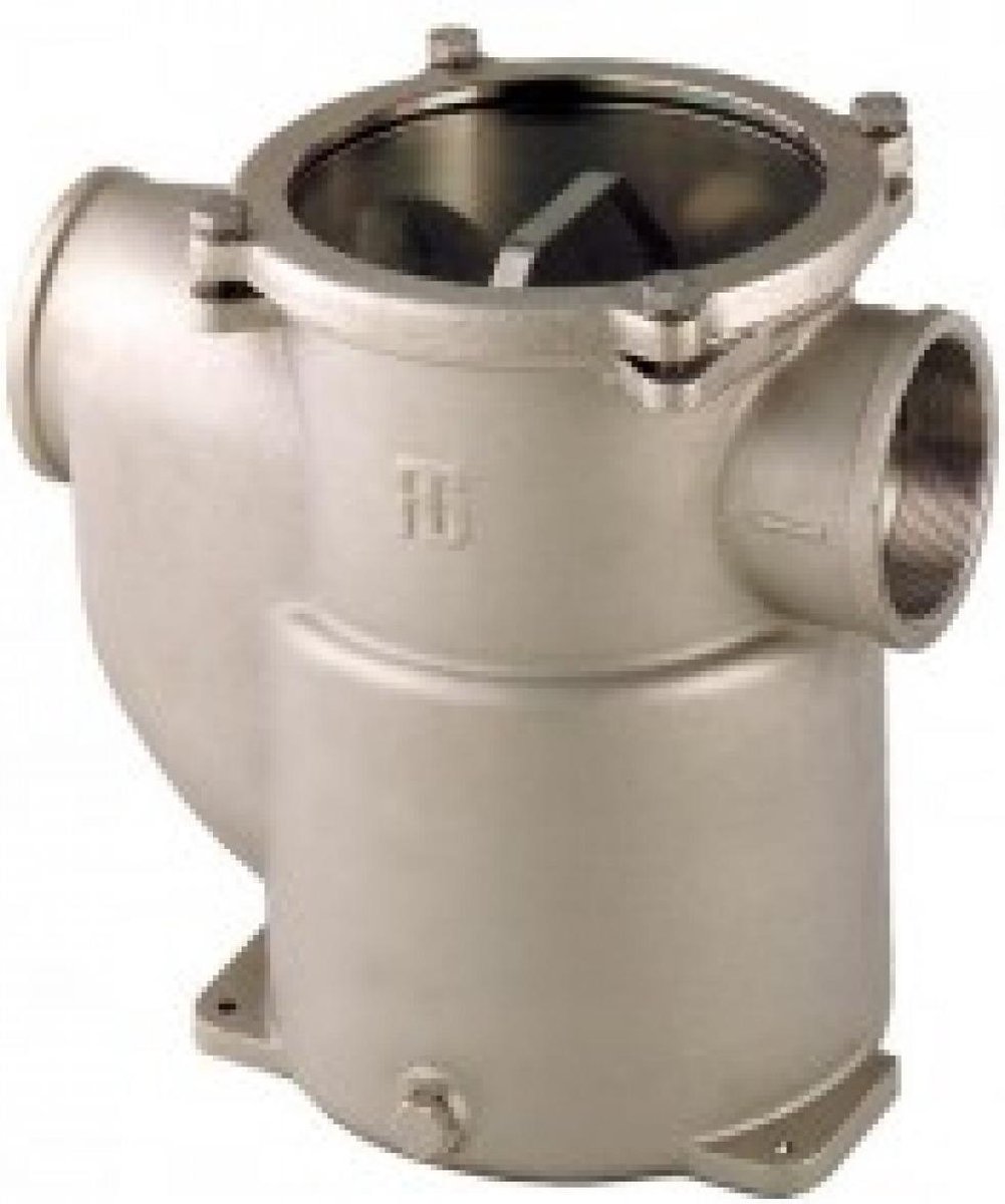 Allpa brons Koelwaterfilter met RVS korf 1-1/4" H=176mm 8800l/h