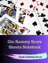 Gin Rummy Score Sheets Notebook