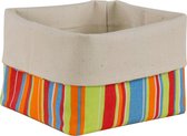 Trendy Broodmandje, Afmeting: L13xB13xH8/13 cm, Regenboog