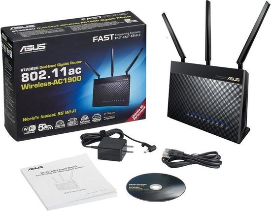 RT-AC68U - Router - 1900 Mbps