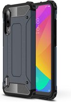 Armor Hybrid Back Cover - Xiaomi Mi A3 Hoesje - Donkerblauw