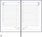 Bureau Agenda 2022 - 1 dag per Pagina ROOD (13cm x 21cm)