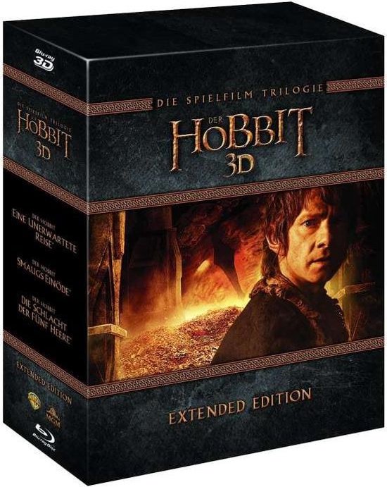 The Hobbit Trilogy (Extended Edition) (3D & 2D Bluray) (Import) Dvd