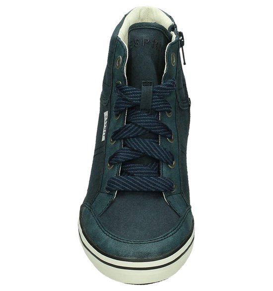 Moderniseren kennisgeving Benadering Esprit - 036ek1w112 - Sneaker met sleehak - Dames - Maat 42 - Blauw - Blue  | bol.com