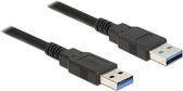DeLOCK 85060 USB-kabel 1 m USB 3.2 Gen 1 (3.1 Gen 1) USB A Zwart