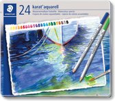 STAEDTLER karat aquarell kleurpotlood - set 24 st