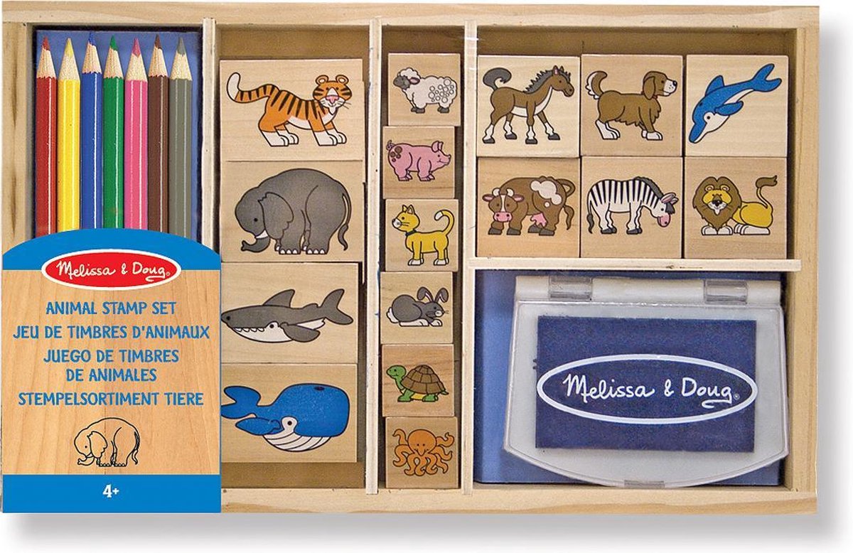 Melissa & Doug - Dierenstempels