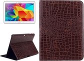 Samsung Galaxy Tab 4 10.1 T530 T535 Snake Leather Case Bruin Brown