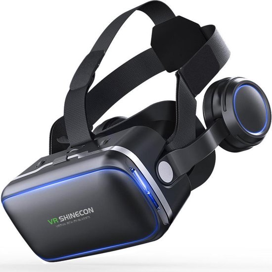 Shinecon® 6.0 Pro - 3D Virtual Reality IMAX 3D Ingebouwde VR Hoofdtelefoon -... | bol.com