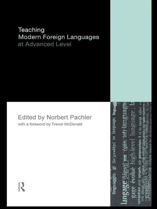 Teaching Modern Foreign Languages at Advanced Level - cover